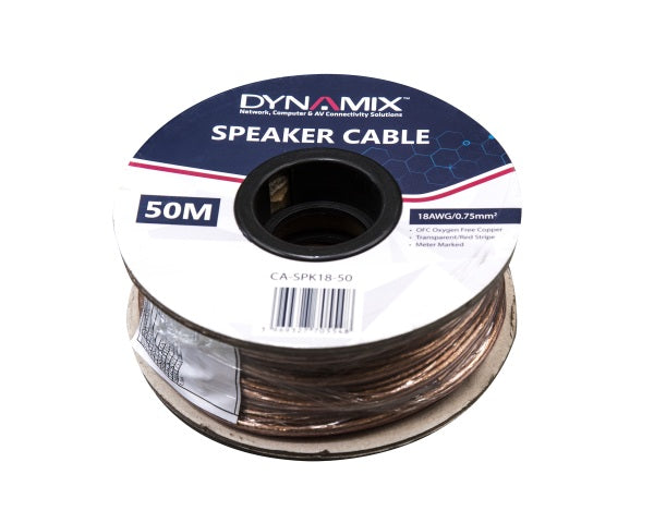 Speaker Cable 1.8mm 2c 50m (Metre)