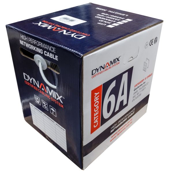 Cable Cat6A S/FTP 4Pair 500Mhz Grey 305m (Metre)