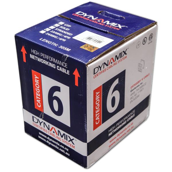 Cable Cat6 Solid Blue 305m (Metre)