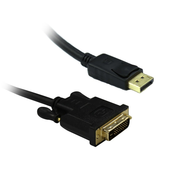 DisplayPort to DVI-D Male Cable 1.5m