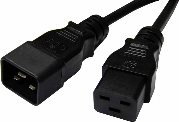 Lead IEC 16A Power Cord 2m (C20 Plug to C19 Socket)