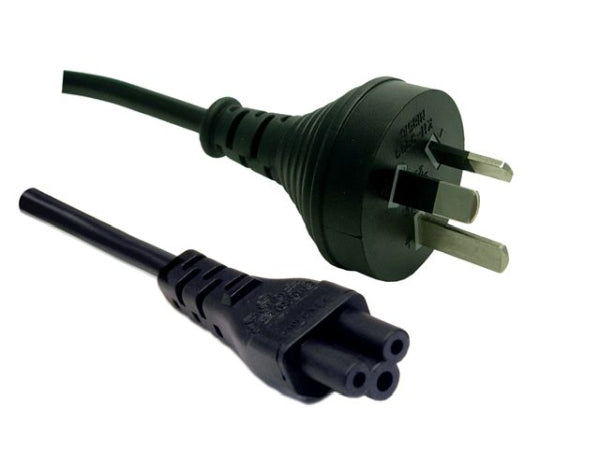 Power Cord 2m 3Pin Clover Shaped 7.5A