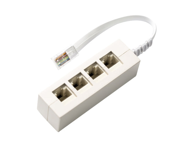 RJ45 Splitter 4-Way Bridged All