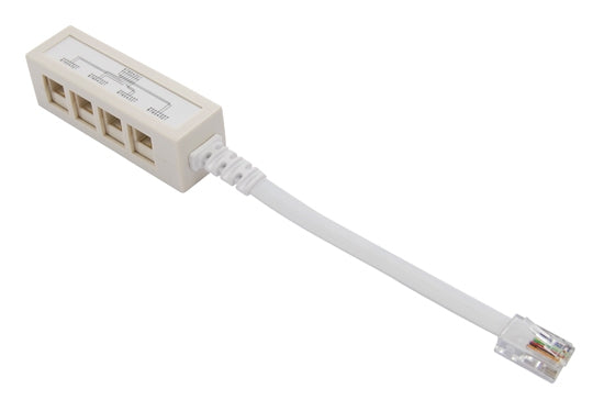 RJ45 Splitter 4-Way Voice