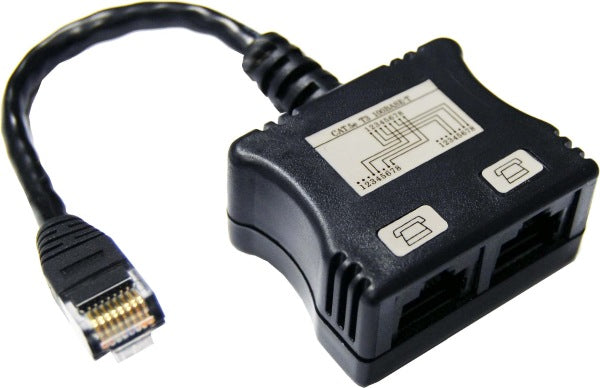 Adaptor Dual Supports 2x Phones