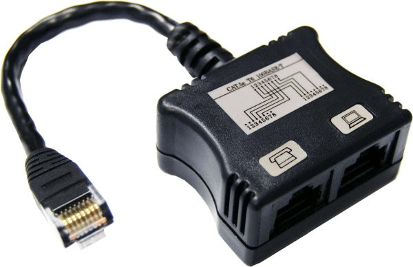 Adaptor Dual Supports 1x Digital Phone & 1x UTP