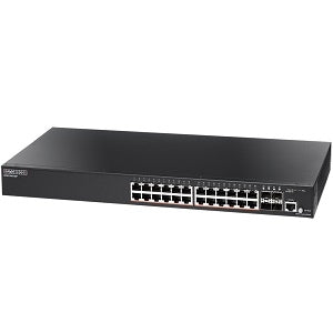 Edgecore Managed Switch 24x Ge Poe & 4 Ge SFP