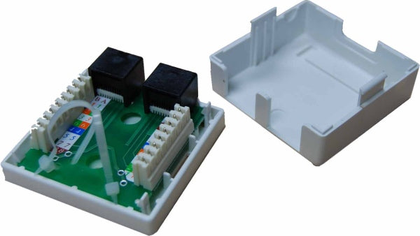 Floor Mount Terminal Cat5e Dual Port