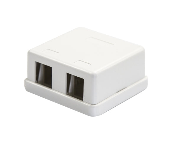 Keystone Wall Mount Enclosure 2Port Unloaded