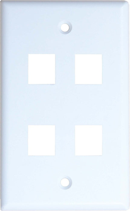Face Plate Quad Port