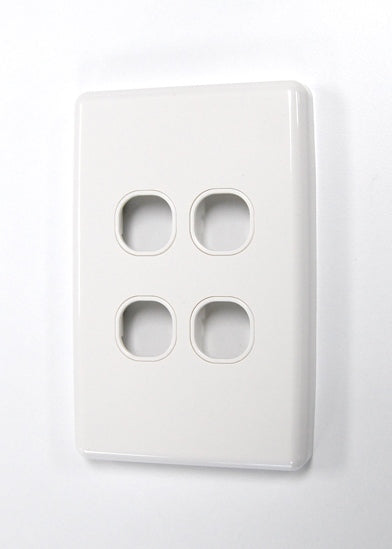 Amdex Face Plate Quad Port Vertical