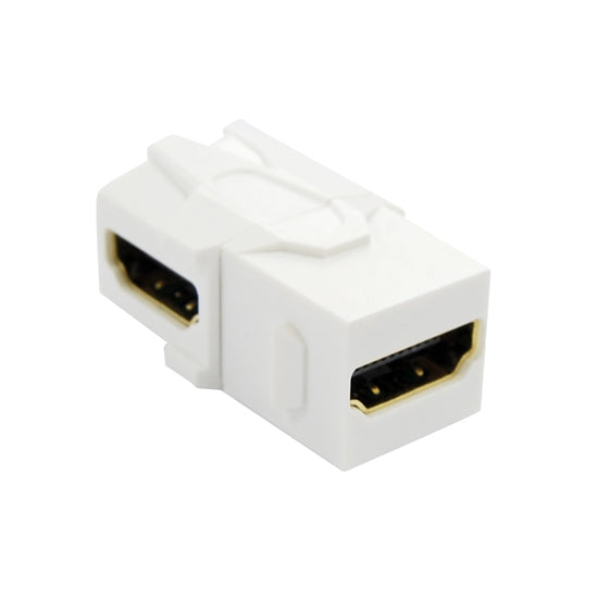HDMI Keystone Jack 90Deg White