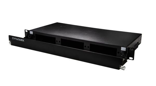 Fibre Patch Panel 19in 1U 3 Slot Front Manage 2x 24Port