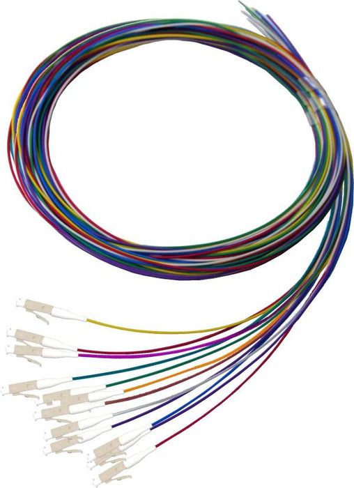 Fibre Pigtail LC MM OM3 2m Pkt12