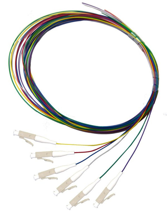 Fibre Pigtail LC MM OM3 2m Pkt6