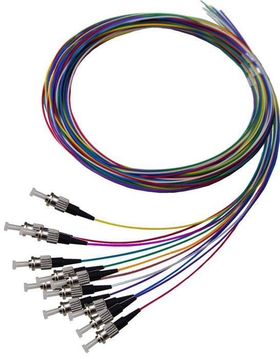 Fibre Pigtail ST MM OM3 2m Pkt12