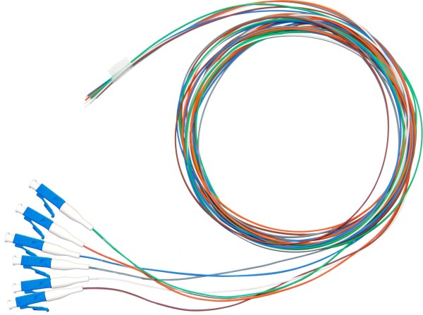 Fibre Pigtail LC SM OS1 2m Pkt6