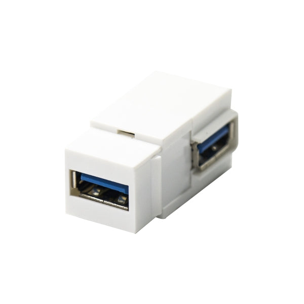 Jack USB3.0 Keystone Type A Female to 90Deg Type A Female