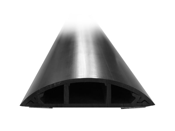 Wiring Duct 1m Floor Mount Round Black