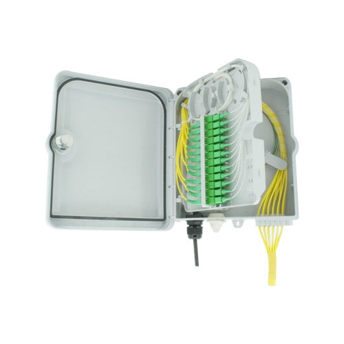 Fibre Termination Box Indoor/Outdoor Lockable 12Port