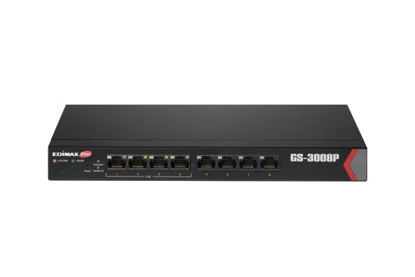 Edimax Web Smart Pro Sw PoE+ 8Port Gigabit 72W 802.3At