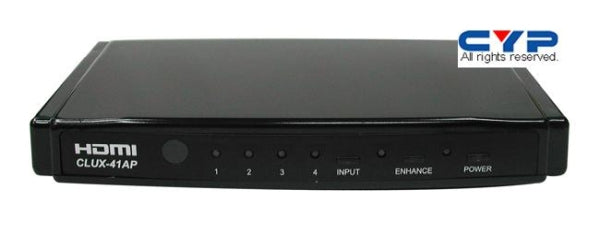 CYP HDMI Switch 4 In 1 Out & Remote Control