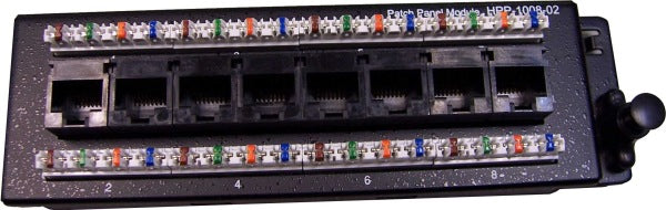Patch Panel 8Port Cat6 Slimline for HWS Range