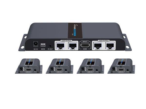 Lenkeng HDMI Extender 1in 4 Out Over Cat6