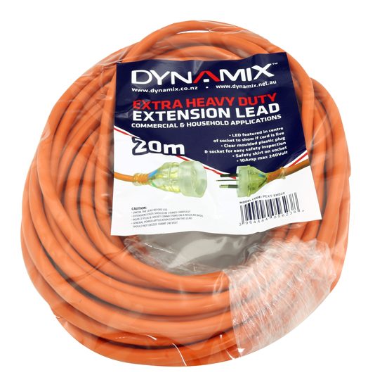 Power Lead 20m Extra Heavy Duty Packed