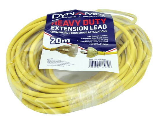 Power Lead 20m Heavy Duty
