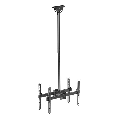 Brateck Bracket Ceiling 37-70in Dual Screen 45kg Per Mount
