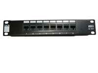 Mini Patch Panel Cat5e 12Port for 10in Cabinet
