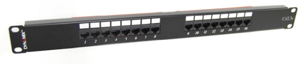 Patch Panel 16Port Cat5e UTP TypeA 110 T568A & T568B Wiring