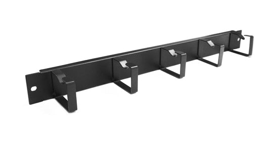 Deep Metal Cable Management Bar 19in 1RU 55mm