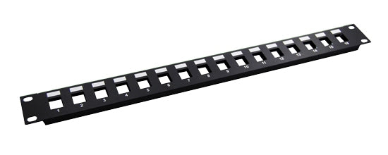 Patch Panel 19in Unloaded 12Port