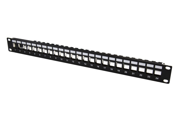 Patch Panel 19in Unloaded 24Port 19in Rear Management