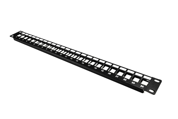Patch Panel 19in Unloaded 24Port