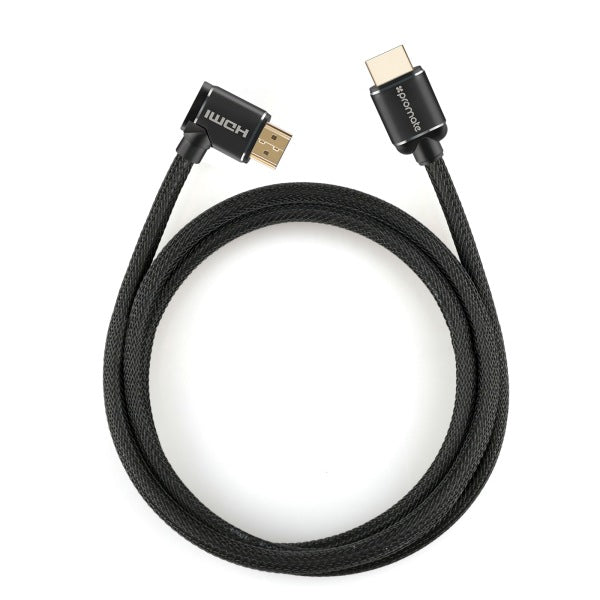 Promate Lead HDMI 4K Gold 90Deg Mesh Braid 1.5m