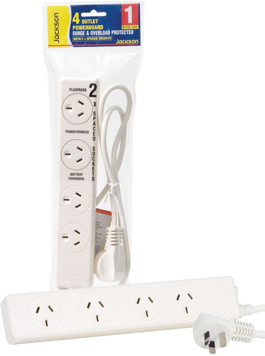 Jackson Power Board 4Way Protected 2P Double Spaced
