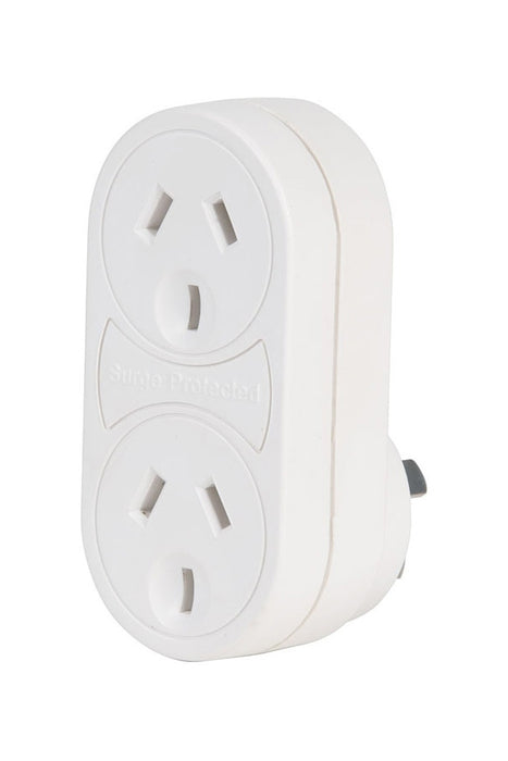 Jackson Double Adaptor Vertical 4500A Surge Protection