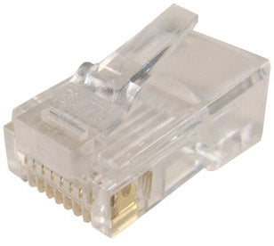 Plug RJ-45 Round Stranded (Bag 20)