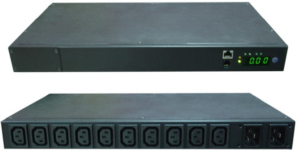 ATS Power Distribution Unit 2x 16A In 10x 10A C13 Out