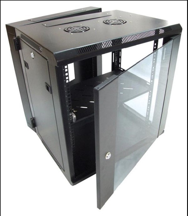 Wall Cabinet 12RU with Backmount 600 x 550 x 635mm