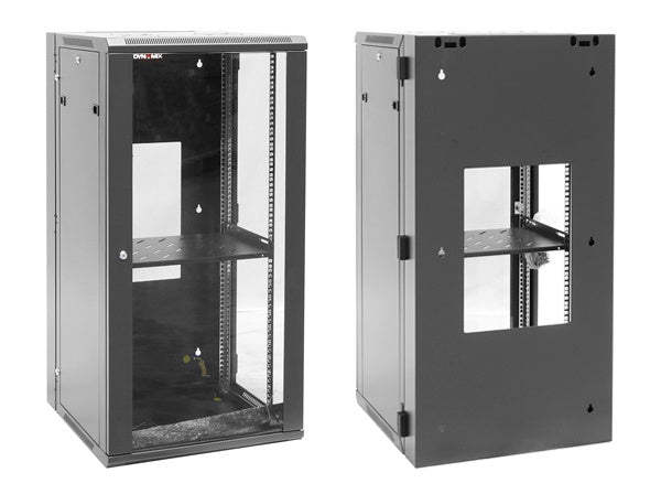 Wall Cabinet 24RU with Backmount 600mm Deep