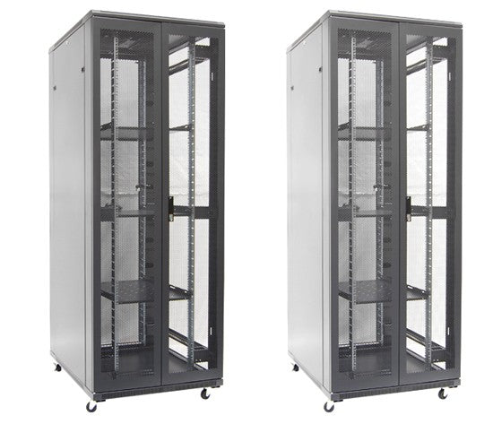 Server Cabinet 27RU 800 x 800 x 1388mm 1x Shelf 4x Fans