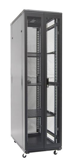 Server Cabinet 45RU 600 x 800 x 2100mm 3x Shelf 4x Fans