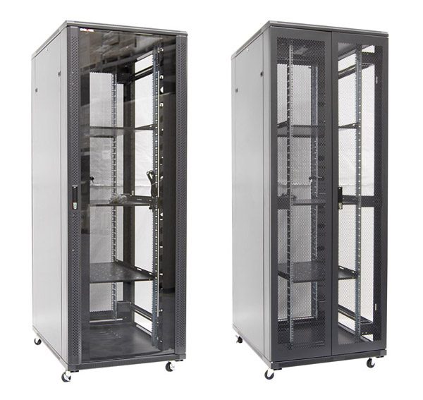 Server Cabinet 45RU 800 x 1000 x 2100mm 3x Shelf 4x Fans