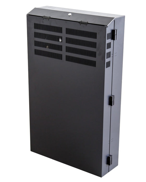 Wall Cabinet Vert 650 x 230 x 1070mm 4RU & Horz Mount Rail