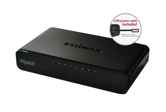 Edimax Unmanaged Switch 8Port 10/100/1000 Gigabit V3 Desktop