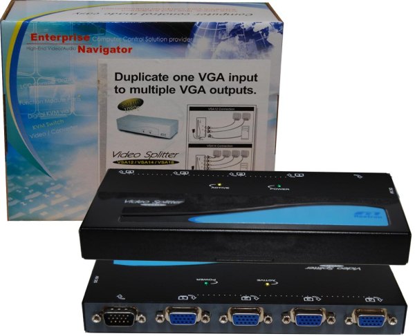 Rextron Monitor Multiplexer 1 to 4 VGA